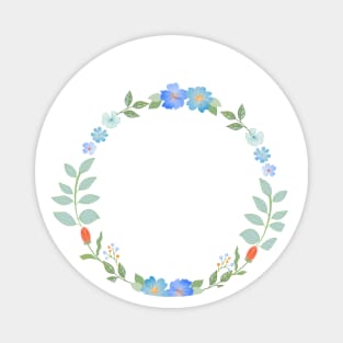 Floral Wreath Magnet